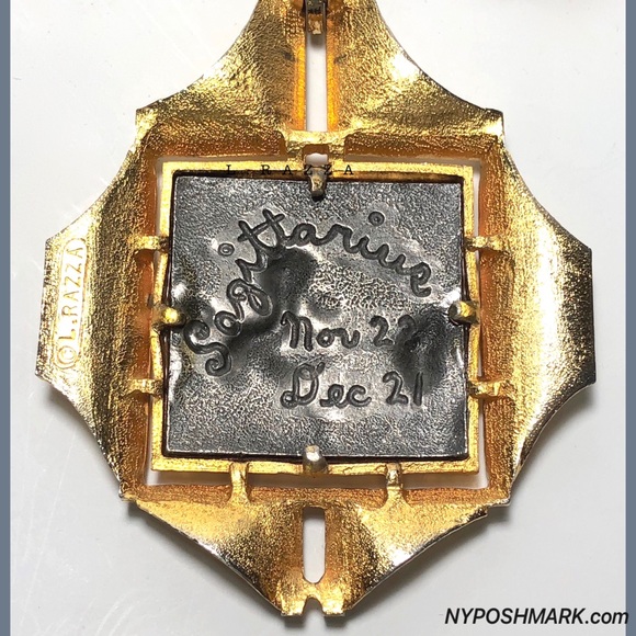 RAZZA Zodiac Sagittarius Unisex Necklace Pendant - Picture 6 of 8